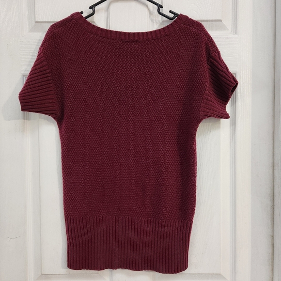 The Limited purple short sleeved sweater - Picture 3 of 8